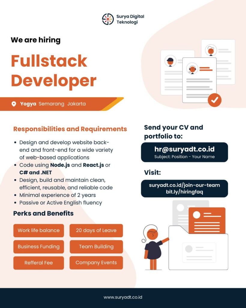 LOWKER – FULLSTACK DEVELOPER | SURYA DIGITAL TEKNOLOGI